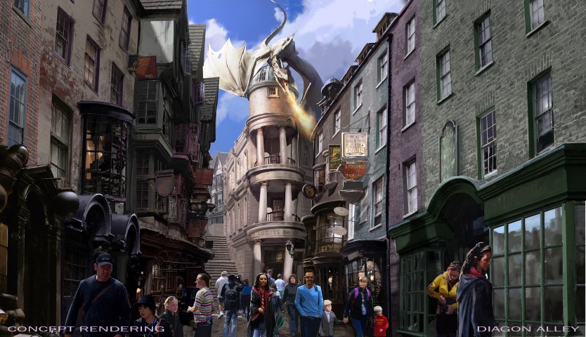 UNIVERSAL ORLANDO RESORT REVEALS DETAILS FOR THE WIZARDING WORLD OF HARRY POTTER – DIAGON ALLEY