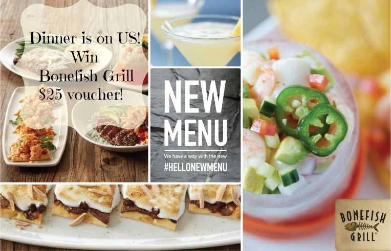 Dinner is on US- Try the New Bonefish Grill Menu|Giveaway