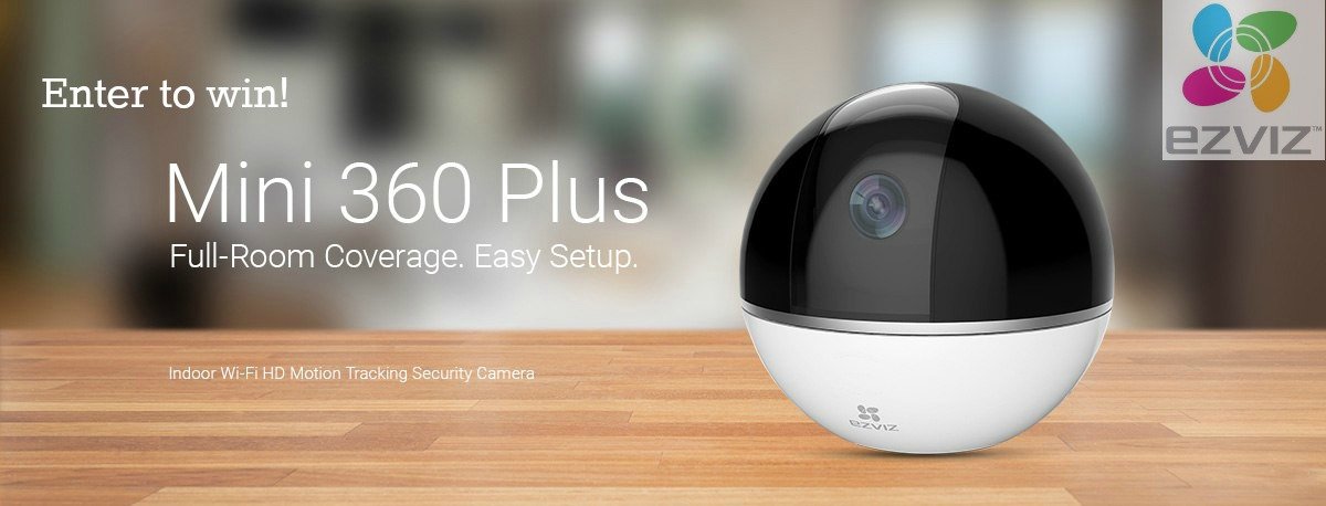 EZVIZ Mini 360 Plus- Full Room Coverage  with Easy Set Up- The Best Camera Option for Parents at an Affordable Price!