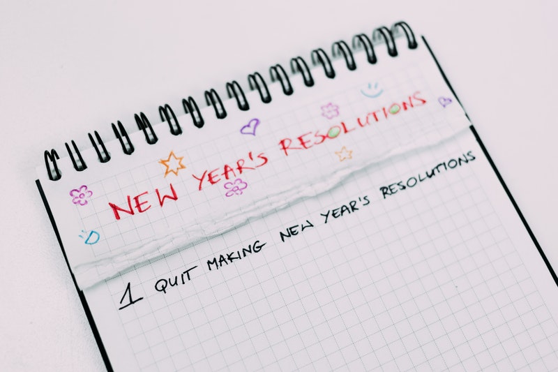 I am starting my New Year's resolutions right now!