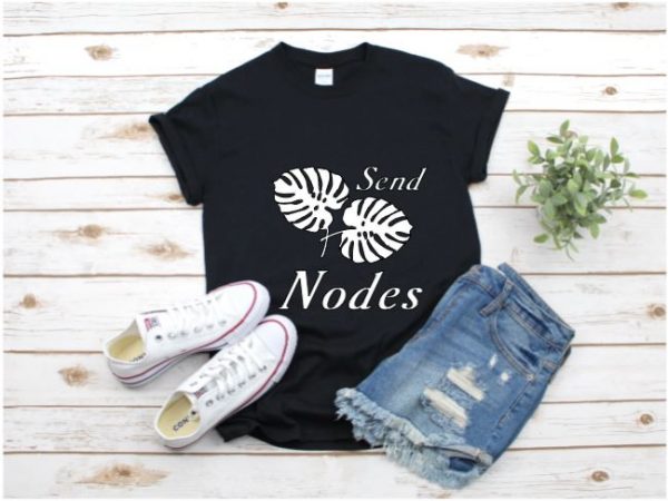 Send Nodes Black Tee