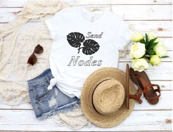 Send Nodes White Tee